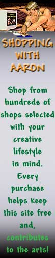 Shopping with Aaron. Click here for shops selected with your creative lifestyle in mind.